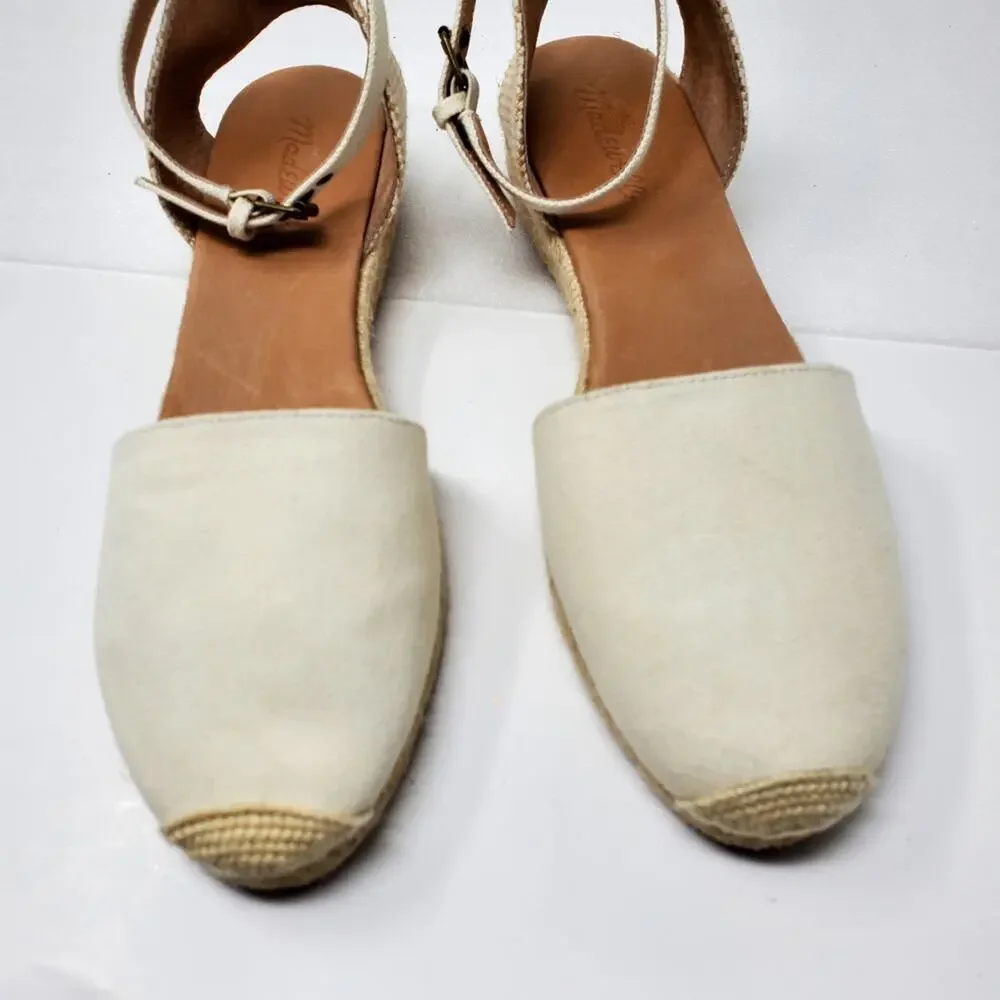 Madewell The Evelina Espadrille Resources canvas casual shoes Size 9.5